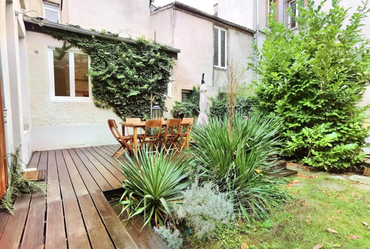 Maison De Ville Avec Terrasse Et Jardin Reims Luaran gambar